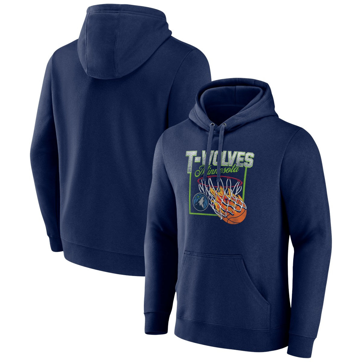 Minnesota Timberwolves Alley Oop Pullover Hoodie Navy