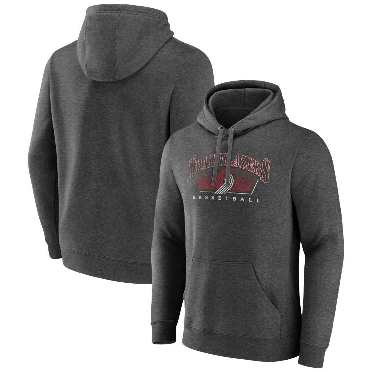 Portland Trail Blazers Selection Pullover Hoodie Charcoal