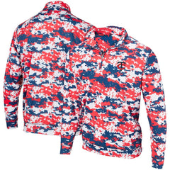 Minnesota Twins Digital Camo Performance Quarter-Zip Pullover Jacket - Red Jackets