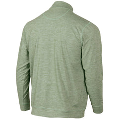 Seattle Mariners Peached Marled Yarn Quarter-Zip Pullover Jacket - Heathered Green Jackets