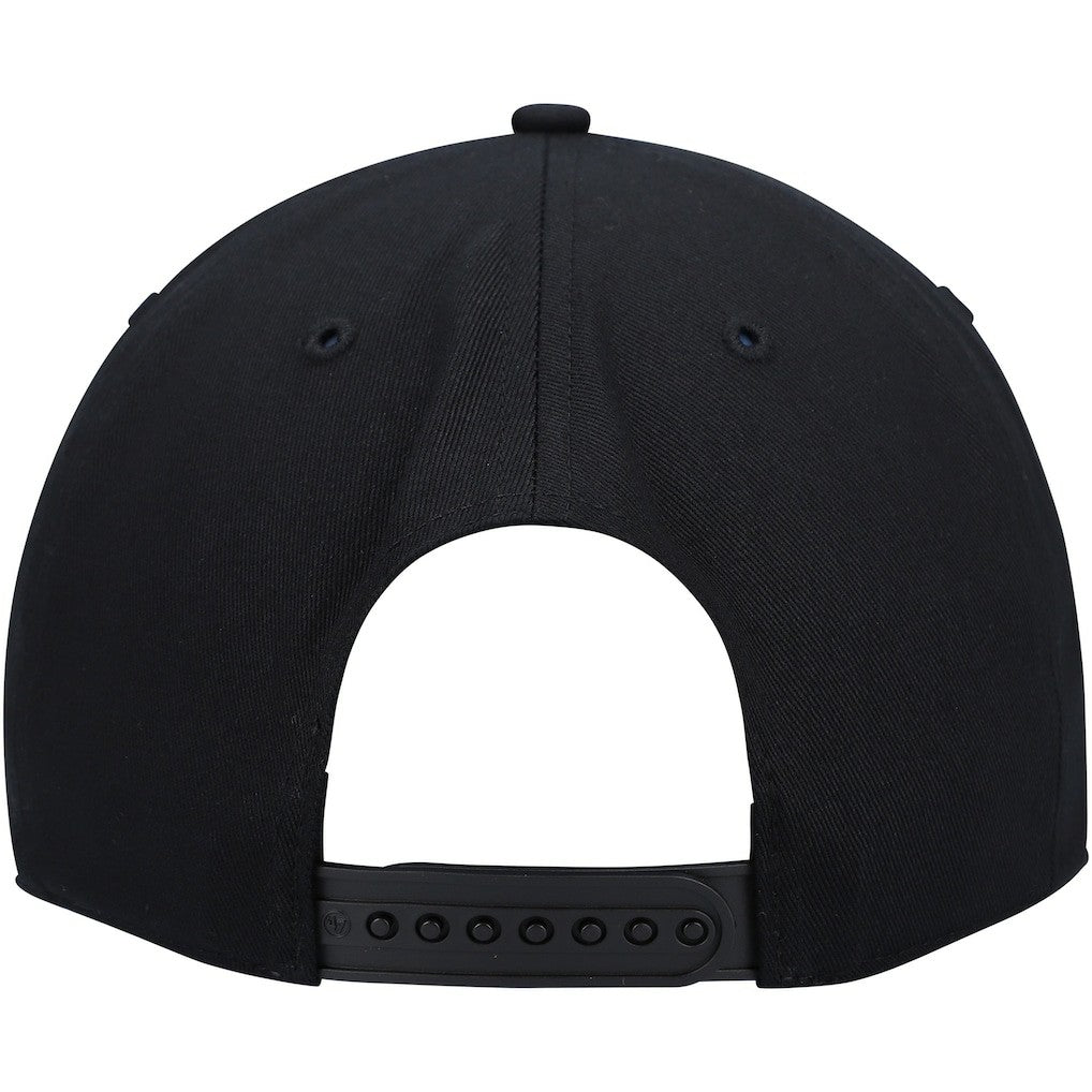 Indiana Pacers '47 Crosstown Script Hitch Snapback Hat Black