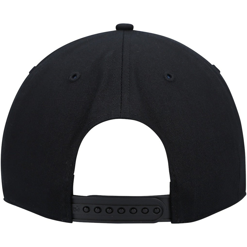 Indiana Pacers '47 Crosstown Script Hitch Snapback Hat Black