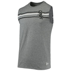 Chicago White Sox New Era Muscle Tank Top - Heathered Gray Tanks