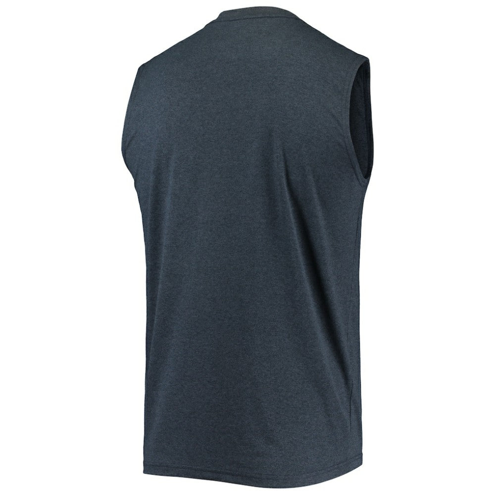 St. Louis Cardinals New Era Muscle Tank Top - Heathered Navy Tanks