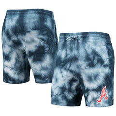 Atlanta Braves New Era Team Dye Shorts - Navy Shorts