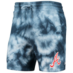 Atlanta Braves New Era Team Dye Shorts - Navy Shorts