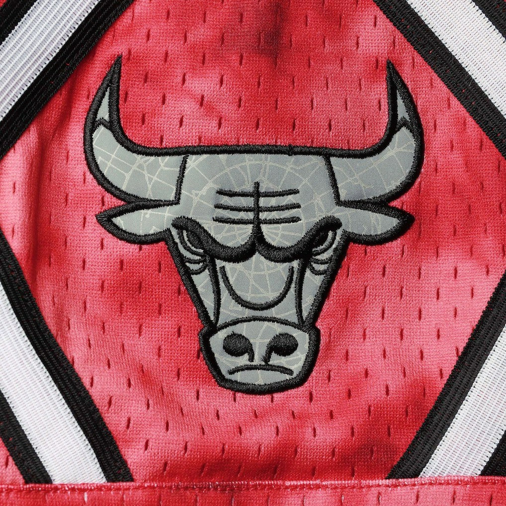 Chicago Bulls Hardwood Classics 1997 Galaxy Swingman Shorts Red
