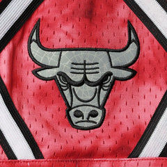 Chicago Bulls Hardwood Classics 1997 Galaxy Swingman Shorts Red