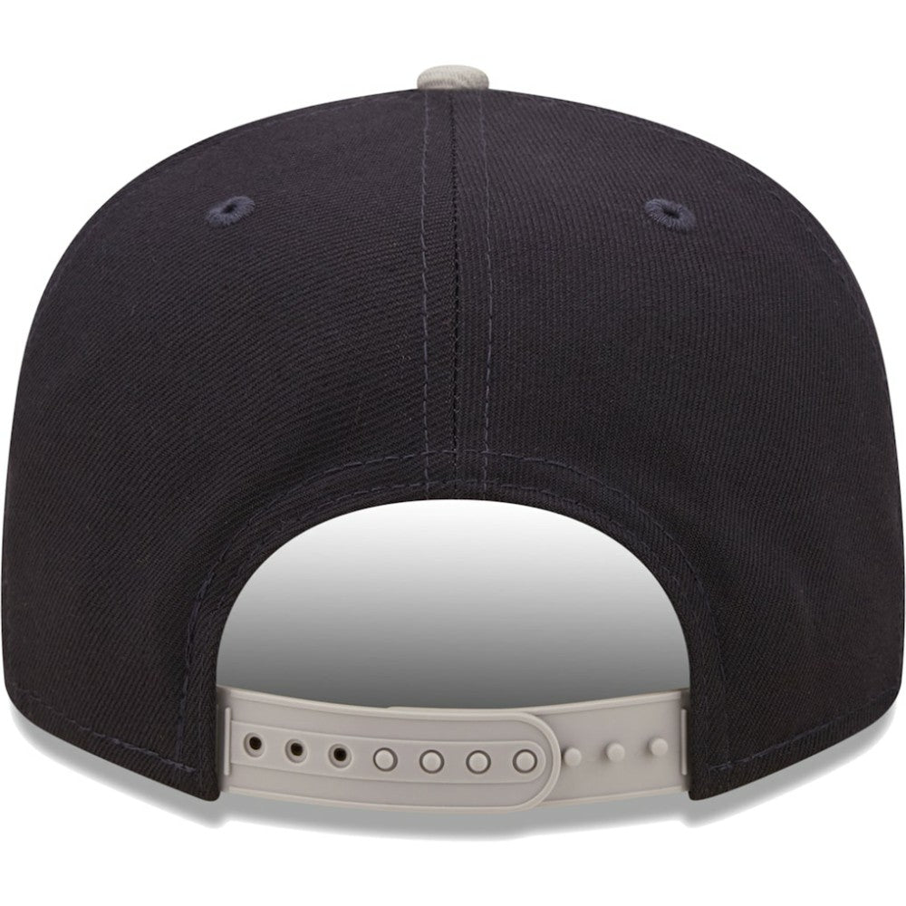 New York Yankees New Era Team Script 9FIFTY Adjustable Snapback Hat - Navy/Gray Hats