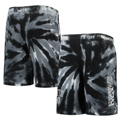 Brooklyn Nets Youth Santa Monica Tie-Dye Shorts Black