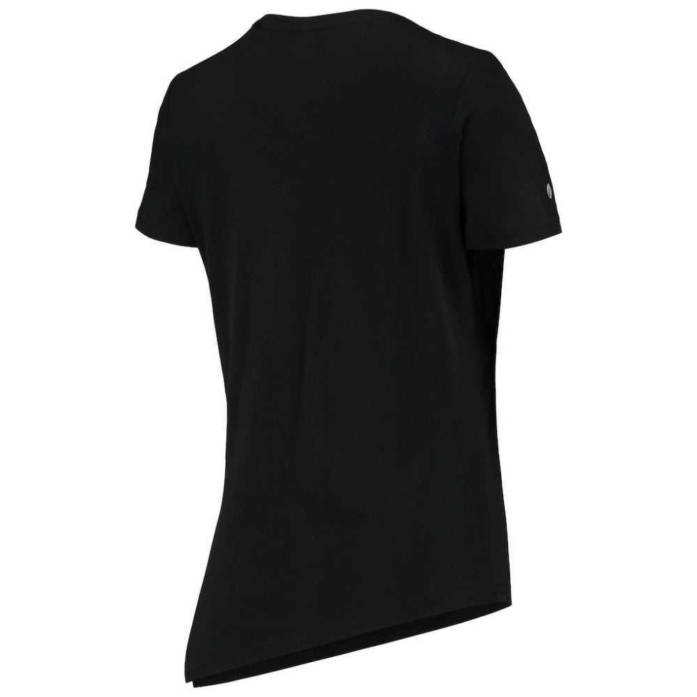 St. Louis Cardinals Levelwear Women's Birch Delta Asymmetrical T-Shirt - Black T-shirts