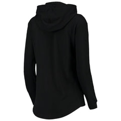 Chicago Cubs Levelwear Women's Vivid Scuba Neck Pullover Hoodie - Black Hoodies