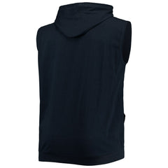 Cleveland Guardians Jersey Muscle Sleeveless Pullover Hoodie - Navy Jerseys