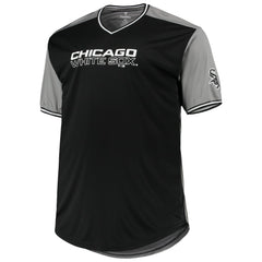 Chicago White Sox Solid V-Neck T-Shirt - Black/Gray T-shirts