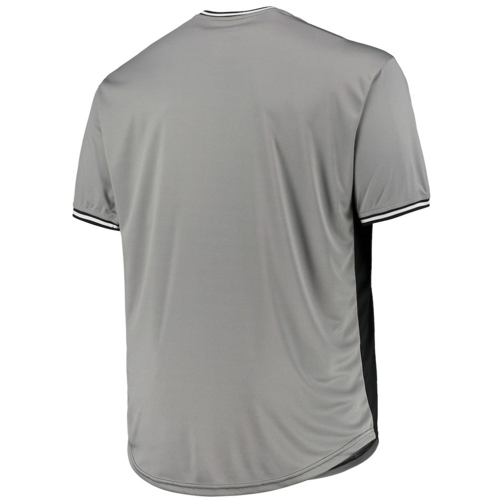 Chicago White Sox Solid V-Neck T-Shirt - Black/Gray T-shirts