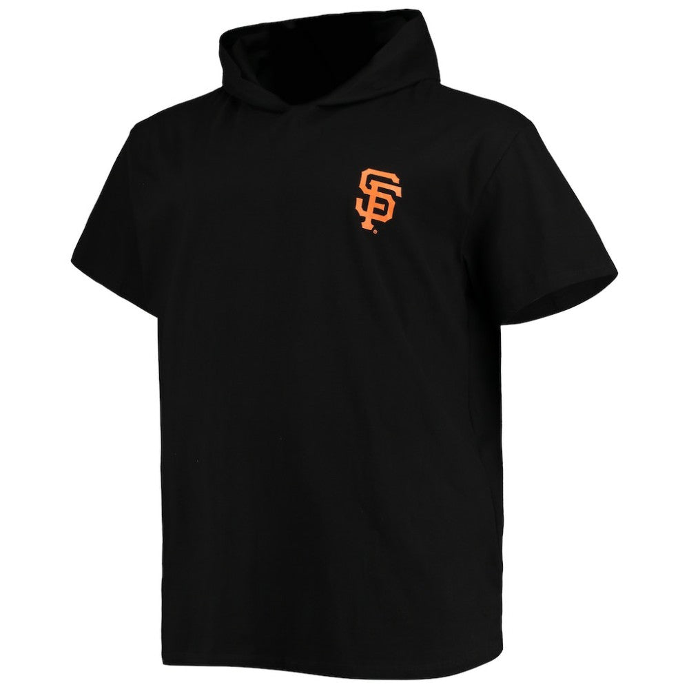 San Francisco Giants Big & Tall Jersey Short Sleeve Pullover Hoodie T-Shirt - Black Jerseys