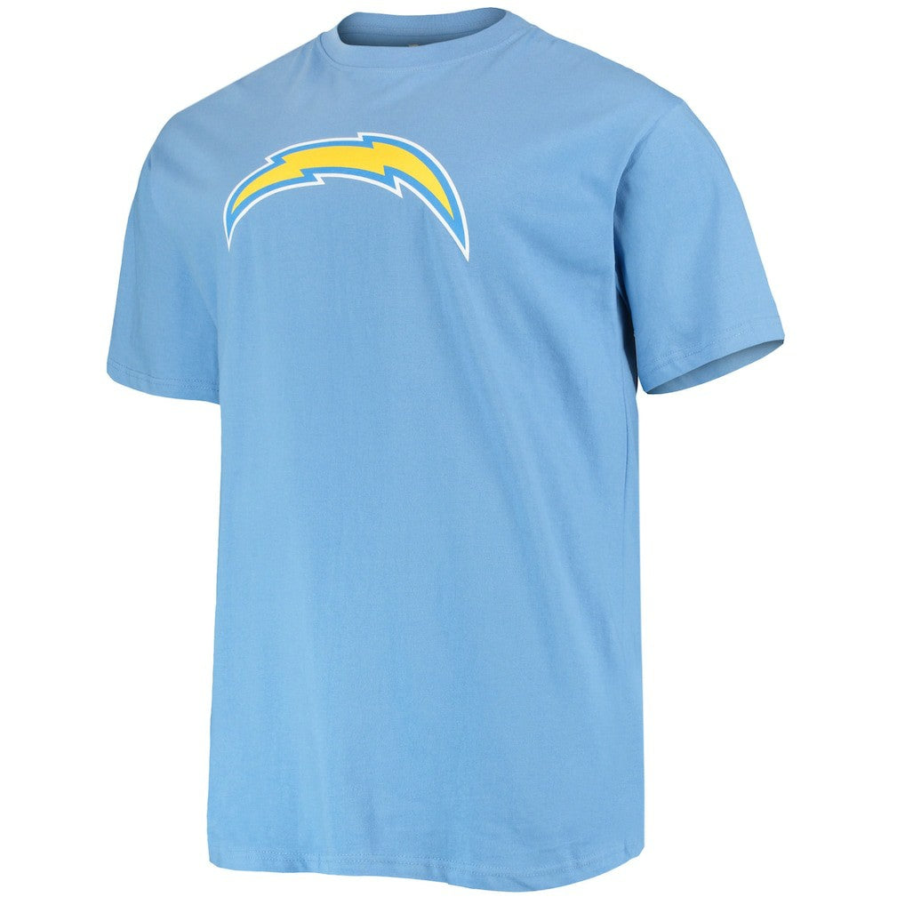 Justin Herbert Los Angeles Chargers Big & Tall Player Name & Number T-Shirt Powder Blue