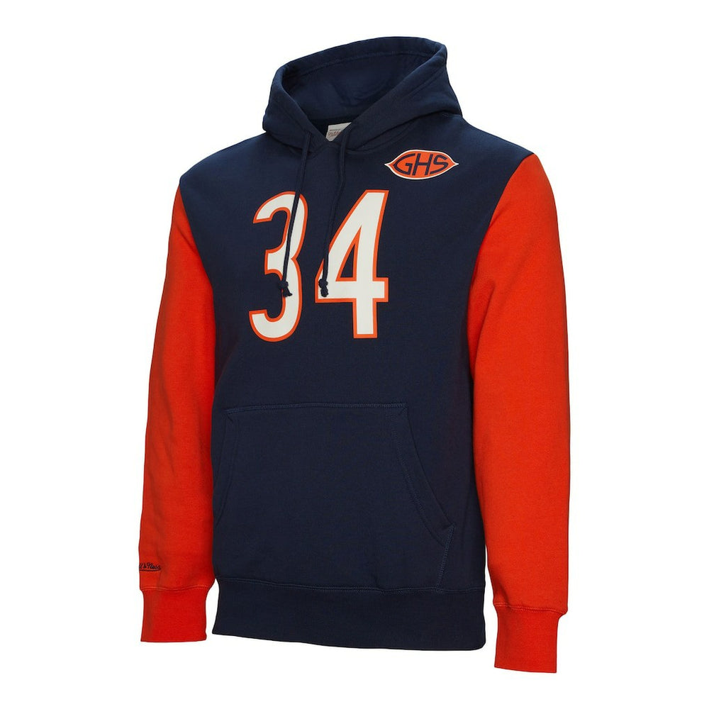 Walter Payton Chicago Bears Retired Player Name & Number Pullover Hoodie Navy