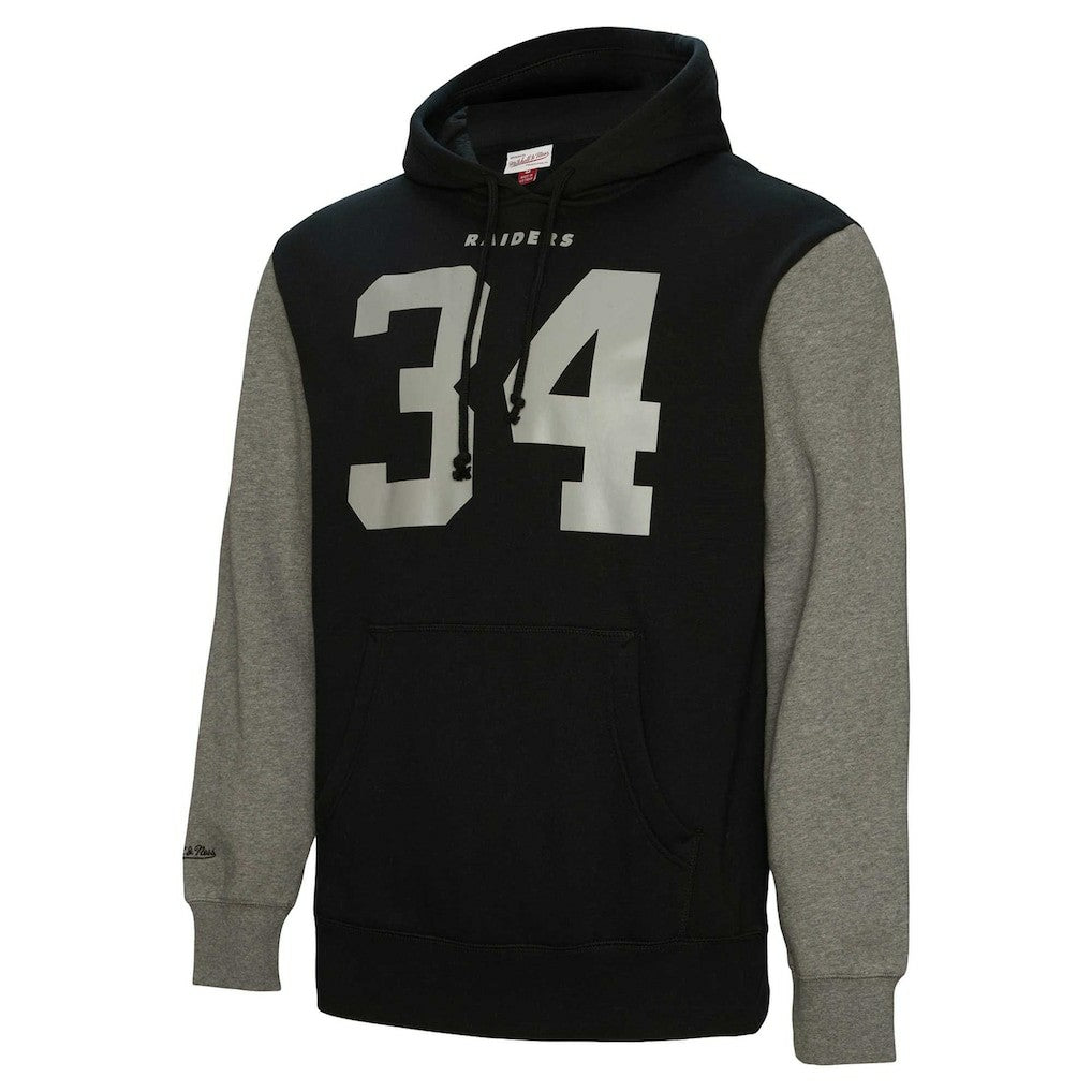 Bo Jackson Las Vegas Raiders Retired Player Name & Number Pullover Hoodie Black