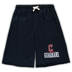 Cleveland Guardians Big & Tall French Terry Shorts - Navy Shorts