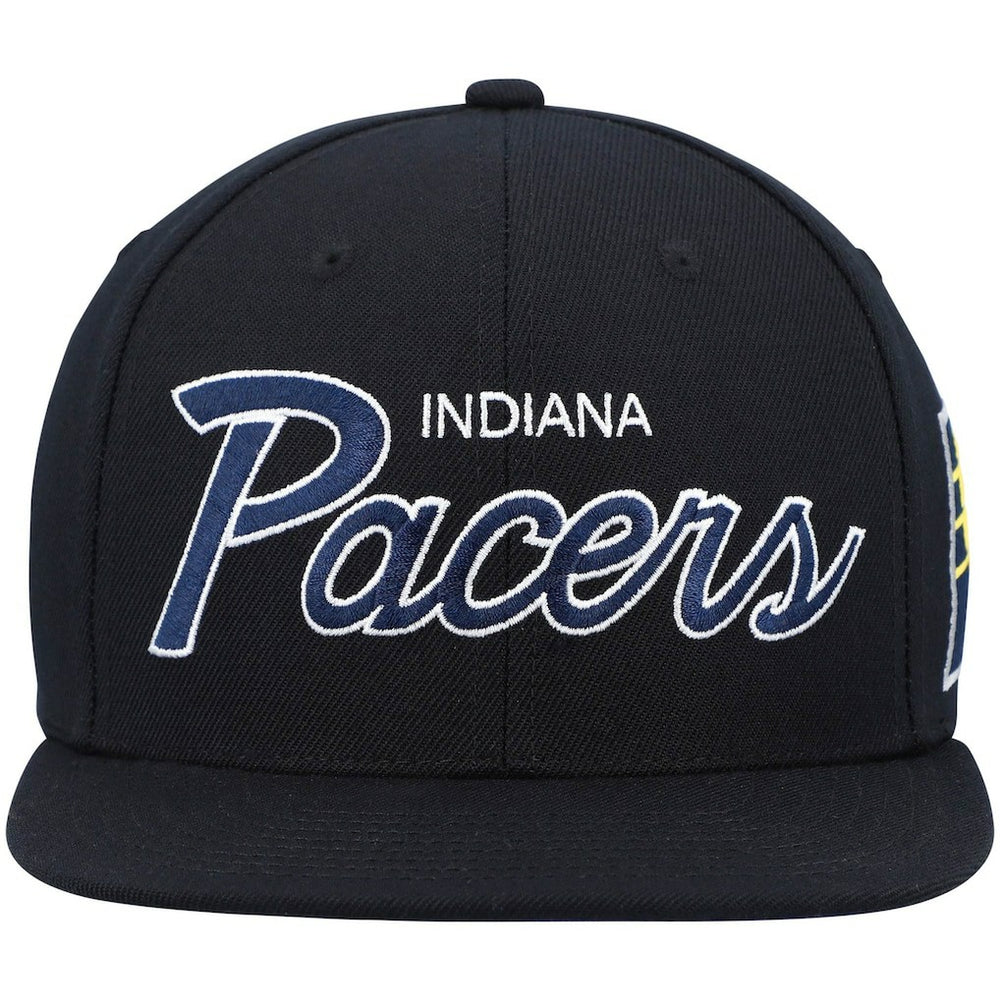 Indiana Pacers Hardwood Classics Script 2.0 Snapback Hat Black