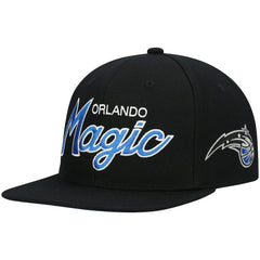Orlando Magic Hardwood Classics Script 2.0 Snapback Hat Black