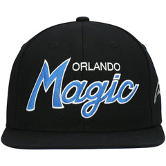 Orlando Magic Hardwood Classics Script 2.0 Snapback Hat Black
