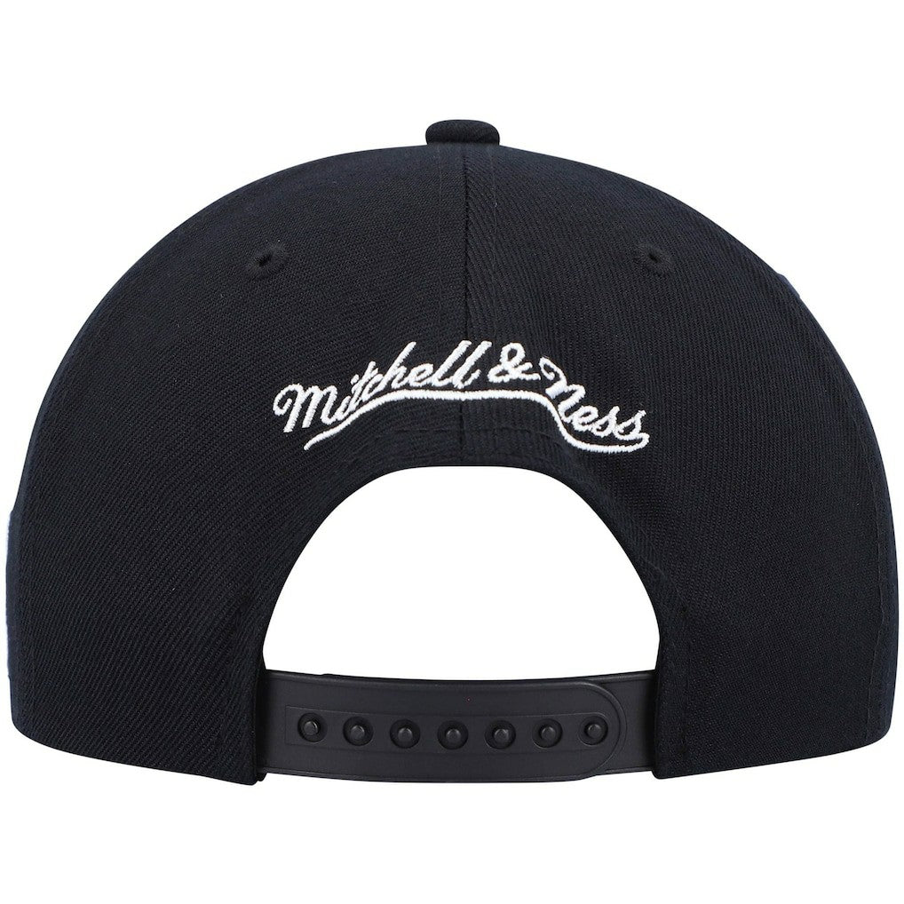 Philadelphia 76ers Hardwood Classics Script 2.0 Snapback Hat Black