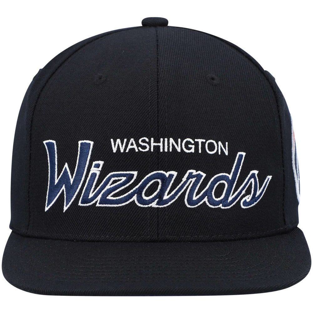 Washington Wizards Hardwood Classics Script 2.0 Snapback Hat Black