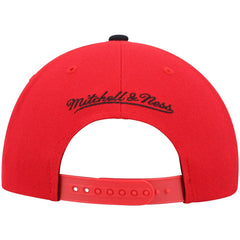 Chicago Bulls Hardwood Classics Team Two-Tone 2.0 Snapback Hat Red/Black