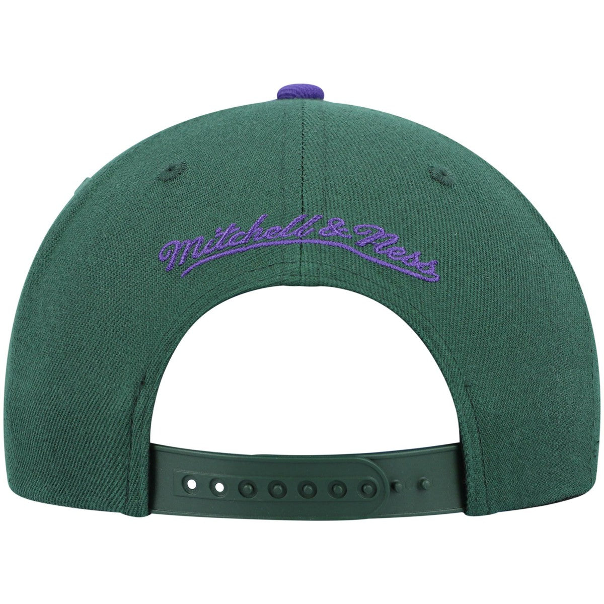 Milwaukee Bucks Hardwood Classics Team Two-Tone 2.0 Snapback Hat Green/Purple