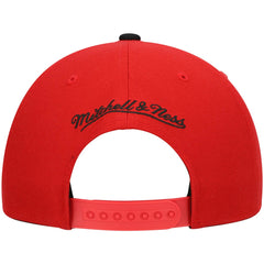 Miami Heat Hardwood Classics Team Two-Tone 2.0 Snapback Hat Red/Black