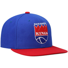Sacramento Kings Hardwood Classics Team Two-Tone 2.0 Snapback Hat Blue/Red
