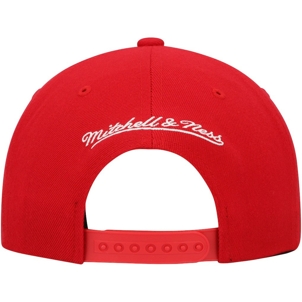 Atlanta Hawks Hardwood Classics Team Ground 2.0 Snapback Hat Red