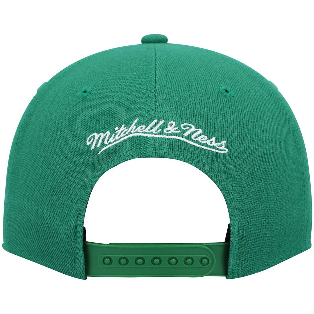 Boston Celtics Hardwood Classics Team Ground 2.0 Snapback Hat Kelly Green