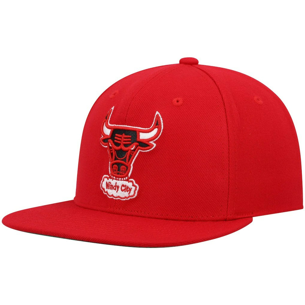 Chicago Bulls Hardwood Classics Team Ground 2.0 Snapback Hat Red