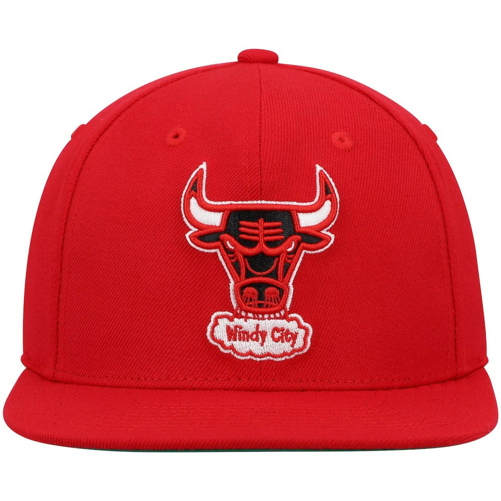 Chicago Bulls Hardwood Classics Team Ground 2.0 Snapback Hat Red