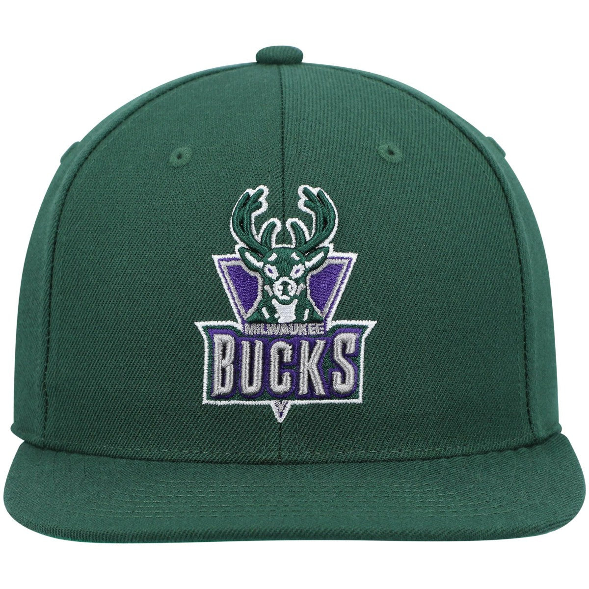 Milwaukee Bucks Hardwood Classics Team Ground 2.0 Snapback Hat Green