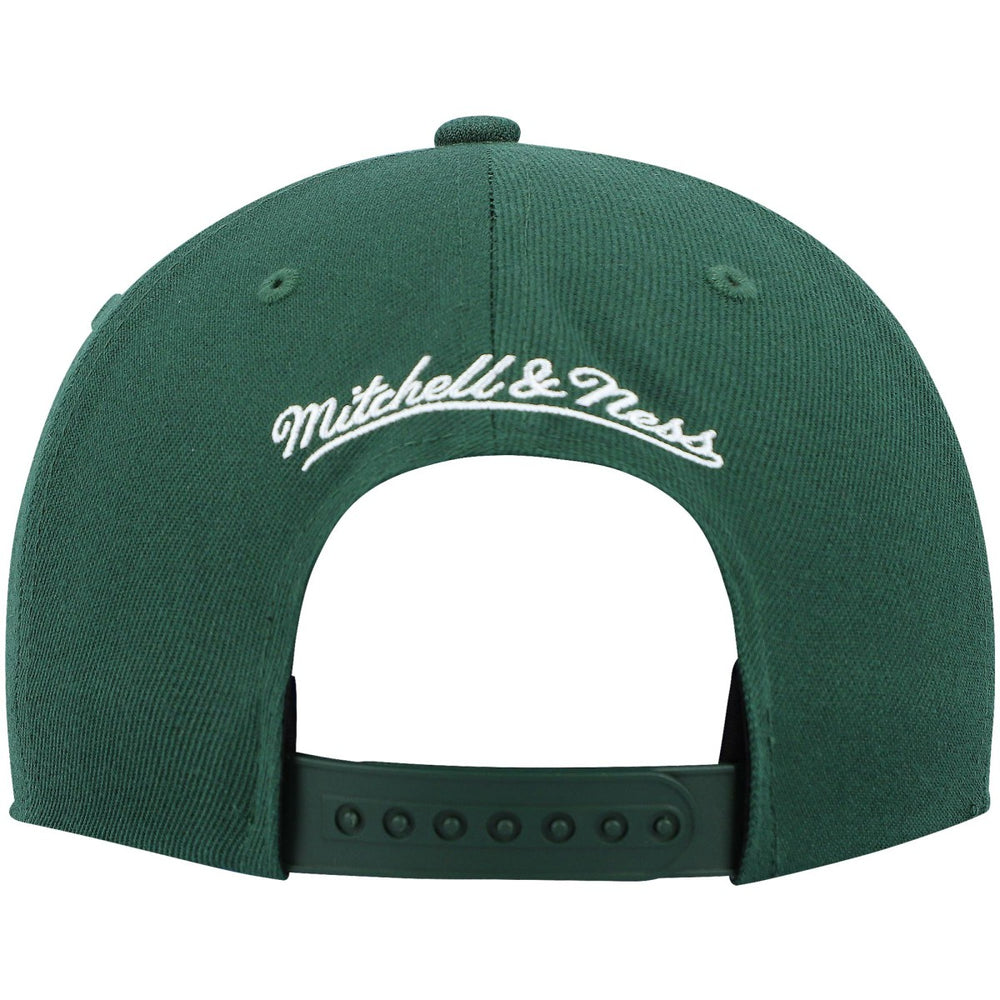 Milwaukee Bucks Hardwood Classics Team Ground 2.0 Snapback Hat Green
