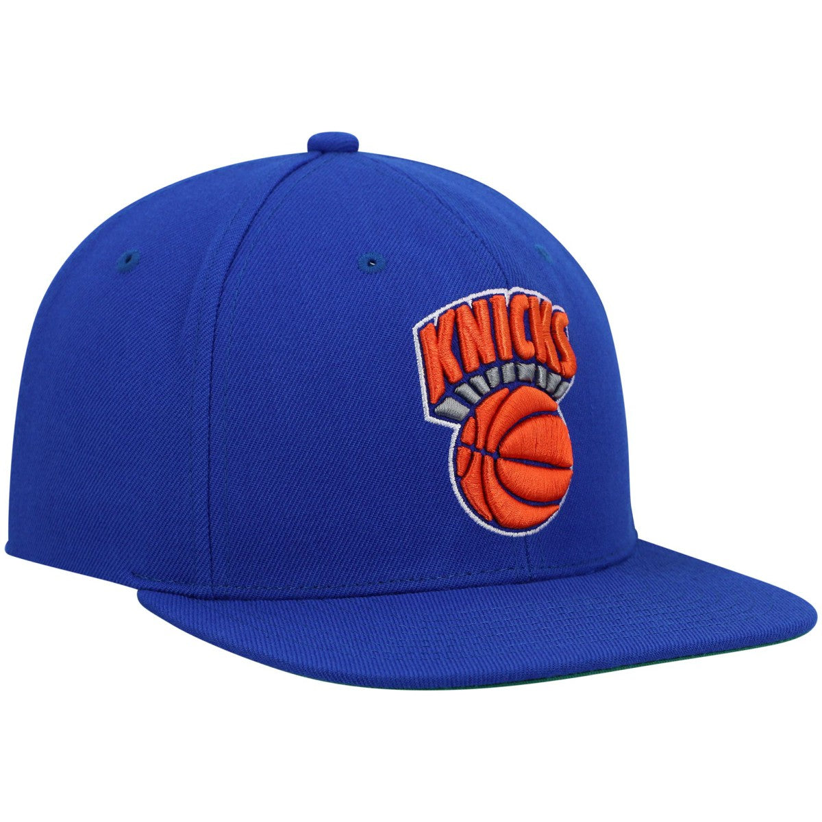 New York Knicks Hardwood Classics Team Ground 2.0 Snapback Hat Blue