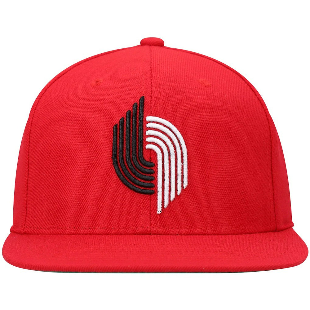 Portland Trail Blazers Hardwood Classics Team Ground 2.0 Snapback Hat Red