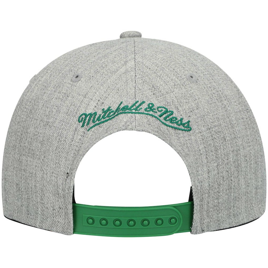 Dallas Mavericks Hardwood Classics Team 2.0 Snapback Hat Heathered Gray