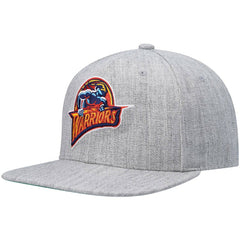 Golden State Warriors Hardwood Classics Team 2.0 Snapback Hat Heathered Gray