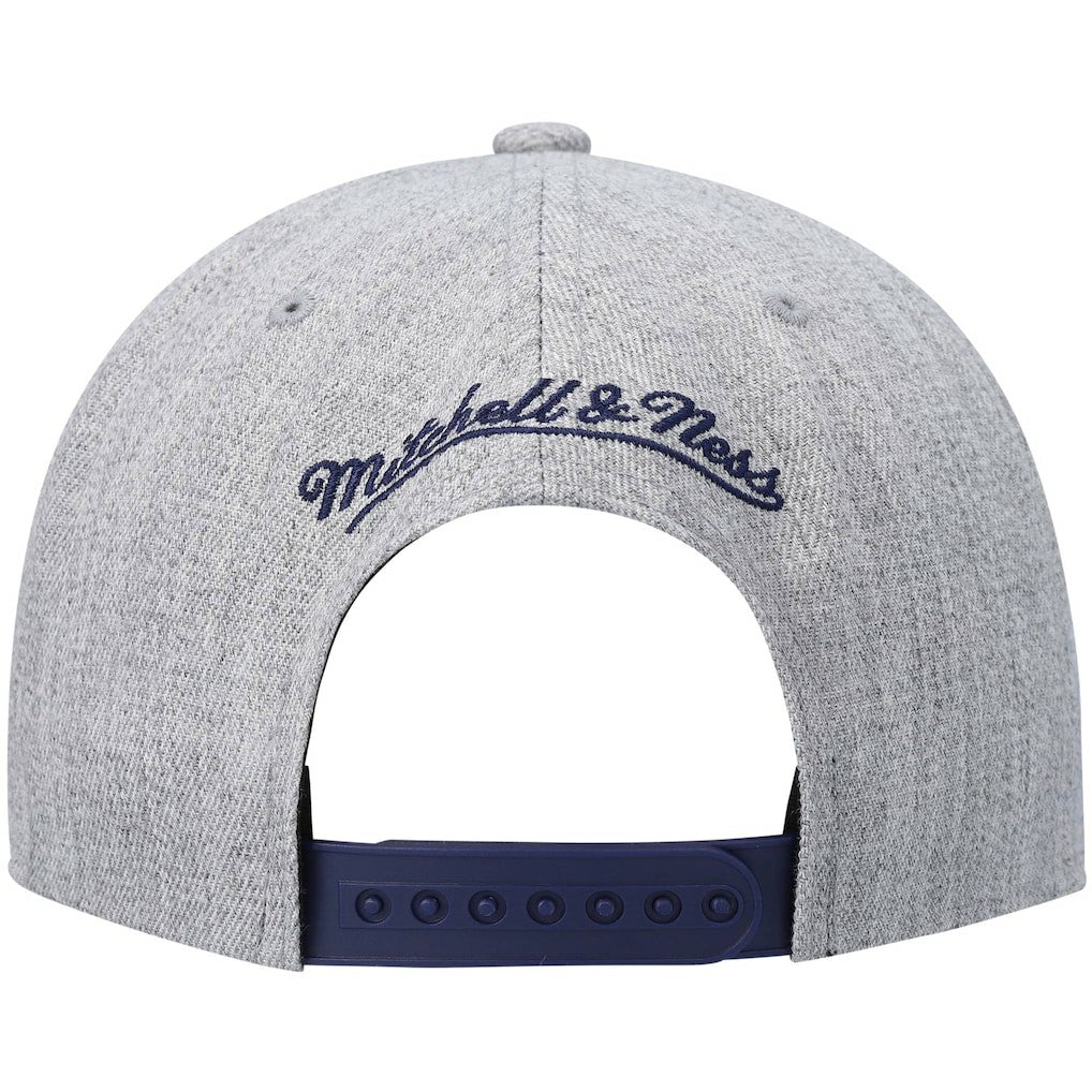 Golden State Warriors Hardwood Classics Team 2.0 Snapback Hat Heathered Gray
