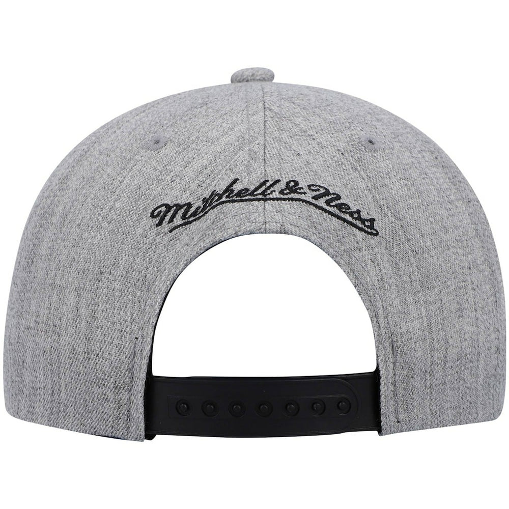Philadelphia 76ers Hardwood Classics Team 2.0 Snapback Hat Heathered Gray