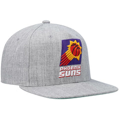 Phoenix Suns Hardwood Classics Team 2.0 Snapback Hat Heathered Gray