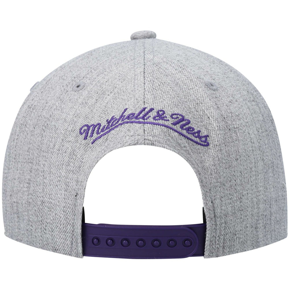Phoenix Suns Hardwood Classics Team 2.0 Snapback Hat Heathered Gray