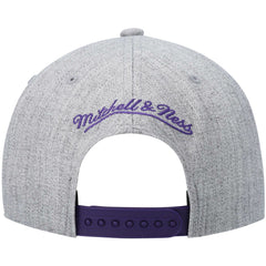 Phoenix Suns Hardwood Classics Team 2.0 Snapback Hat Heathered Gray
