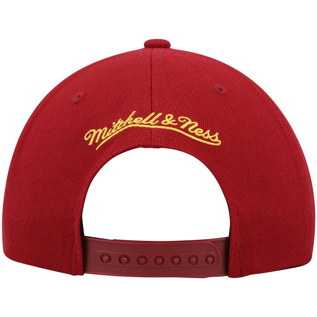 Cleveland Cavaliers Team Two-Tone 2.0 Snapback Hat Wine/Gold