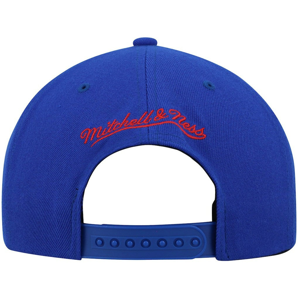 Philadelphia 76ers Team Two-Tone 2.0 Snapback Hat Royal/Red